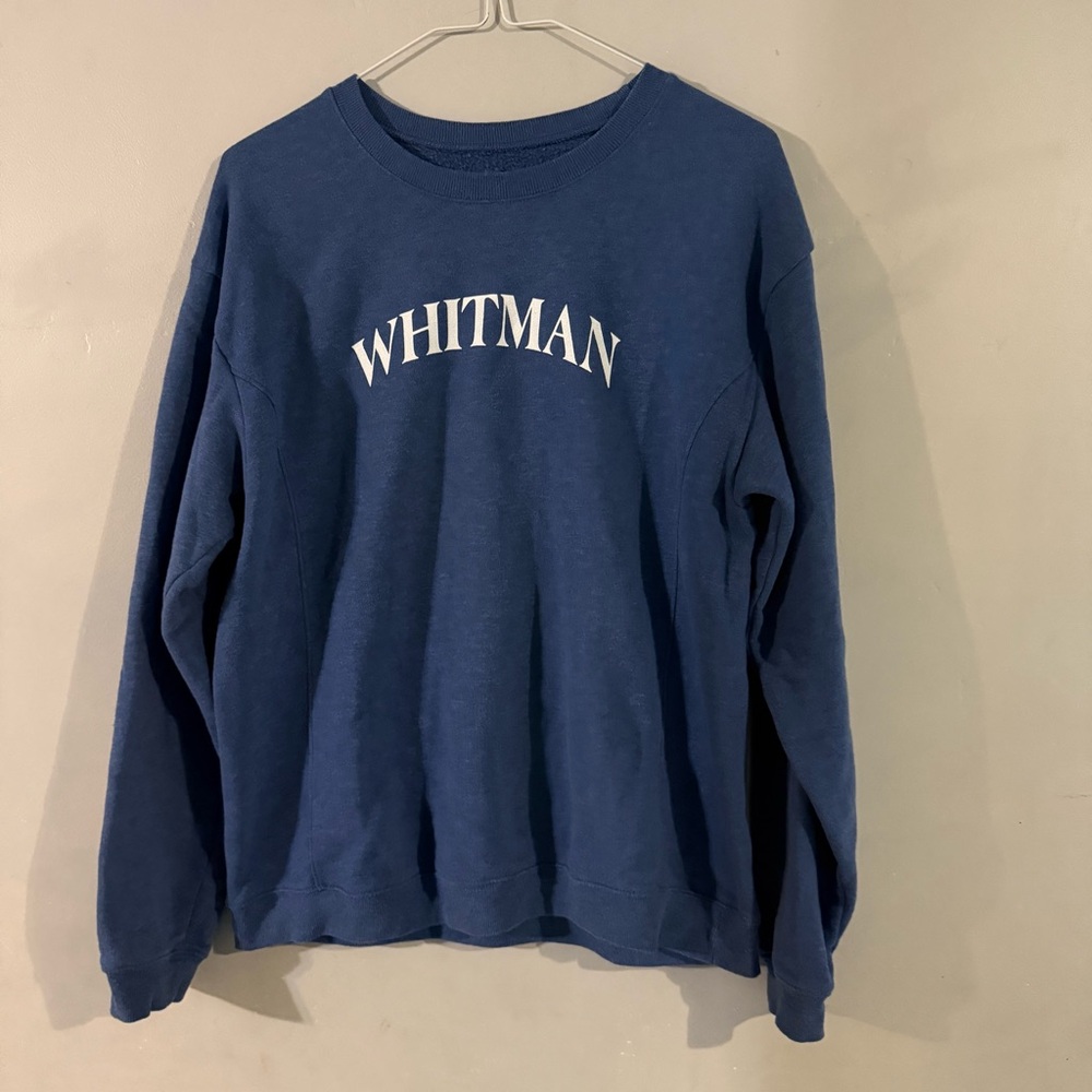 Whitman Blue Pullover Sweatshirt